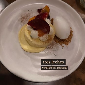 Prescott's Provisions - tres leches for dessert (hope i spelled the name correctly). - New American Near Me - Tonawanda, New York Prescott's Provisions - tres leches for dessert (hope i spelled the name correctly). - New American Near Me - Tonawanda, New York