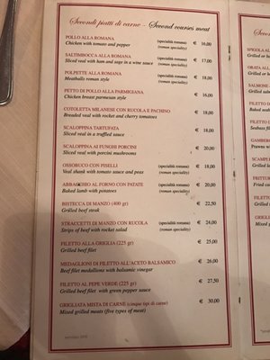 Menu photo 5 Vacanze Romane Rome, RM