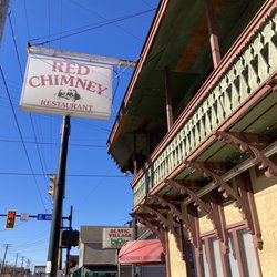 The Red Chimney - Outside of restaurant (has parking lot on the side)