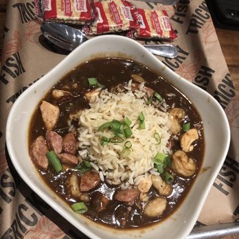 Tricky Fish - Kitchen Sink Gumbo - Seafood Near Me - Richardson, Texas Tricky Fish - Kitchen Sink Gumbo - Seafood Near Me - Richardson, Texas