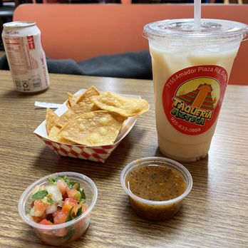 Taqueria Azteca - Chips and Salsa Bar Picó and Horchata - Mexican Near Me - Dublin, California