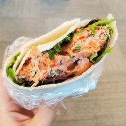 Spinnaker's On the Fly - Smoked Salmon with Gluten-free wrap