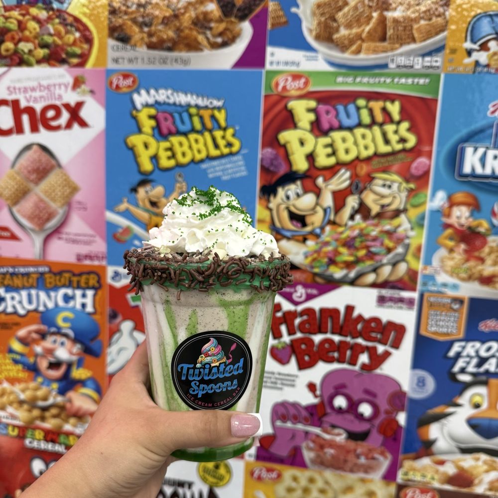 Twisted Spoons Ice Cream Cereal Bar - Ice Cream & Frozen Yogurt Near Me - Murrieta, California Twisted Spoons Ice Cream Cereal Bar - Ice Cream & Frozen Yogurt Near Me - Murrieta, California