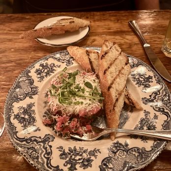 EDNA Restaurant - Beef tartare with grilled sourdough - Canadian (New) Near Me - Halifax, Nova Scotia