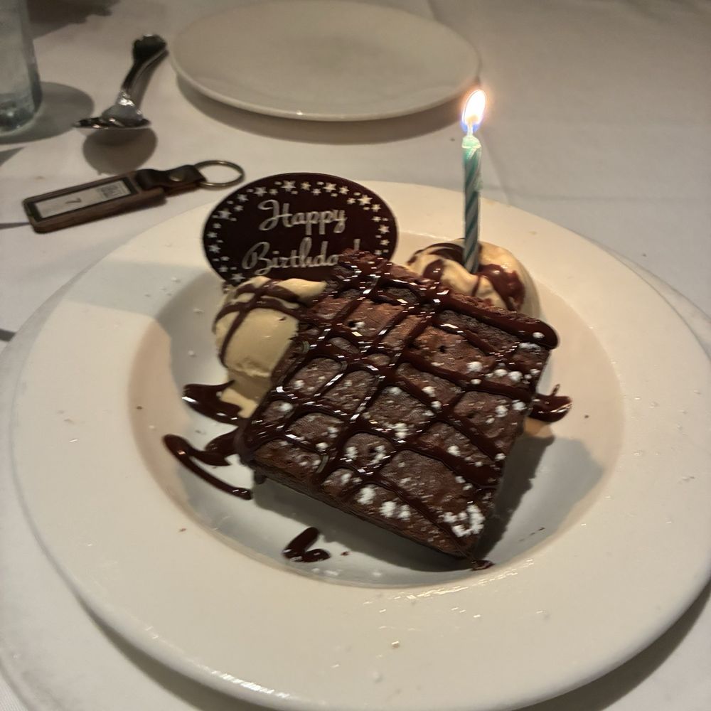 Cole's Chop House - Warm Chocolate Brownie (get it with vanilla ice cream) - Steakhouses Near Me - Napa, California