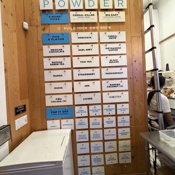 Powder - Menu - Desserts Near Me - San Francisco, California