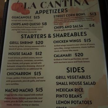 La Cantina - Menu - Mexican Near Me - Yonkers, New York