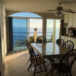 Dolphins Run - View from living area of 2nd floor villa, looking outside through kitchen area
