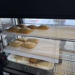 Beef empanadas, curry empanadas, and fried chicken