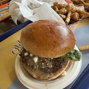 Old Man River - Blue cheese burger - Hot Dogs Near Me - Tonawanda, New York