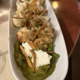 Roasted cauliflower with goat cheese Roasted cauliflower with goat cheese