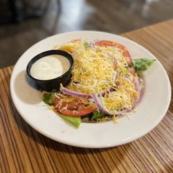 IHOP - Side Salad was cheesy