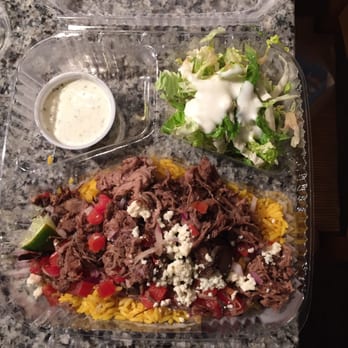 Cali - Brandon - Braised Short Rib Bowl, Yellow Rice & Lime Caesar Sauce + Salad/blue cheese - New American Near Me - Riverview, Florida