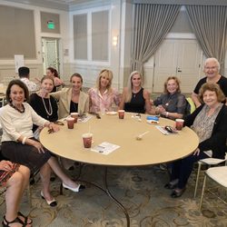 Saint Sophia Greek Orthodox Cathedral - I am fourth from the right, and these are my new lady friends! I will be back because they were so warm and welcoming!