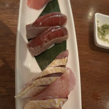 Sake 107 - Nigiri. Zuke in the middle is the best - Izakaya Near Me - Petaluma, California Sake 107 - Nigiri. Zuke in the middle is the best - Izakaya Near Me - Petaluma, California