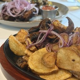 Fried Potato With Mushroom Fried Potato With Mushroom
