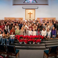 River Church - End of the year group photo of young adults and college students