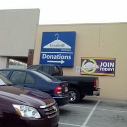 Well marked location for drop off donations.