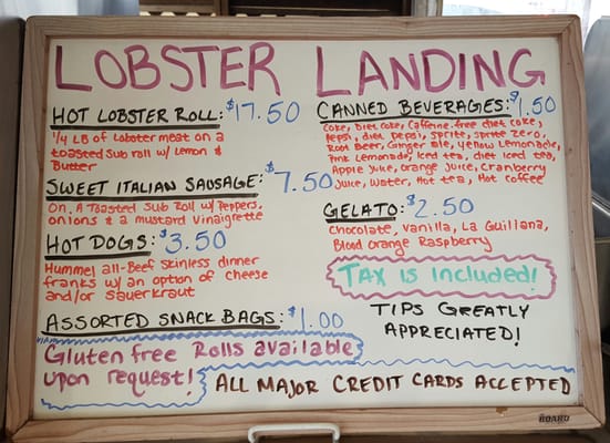 Menu photo 8 Lobster Landing Clinton, CT
