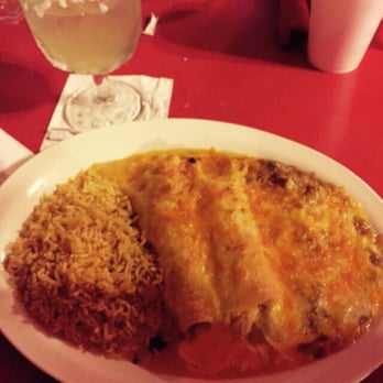Cielito Lindo - A sample of the plentiful and delicious authentic Mexican food they serve.  I think these are called Enchiladas! ;) - Mexican Near Me - Oakland Park, Florida