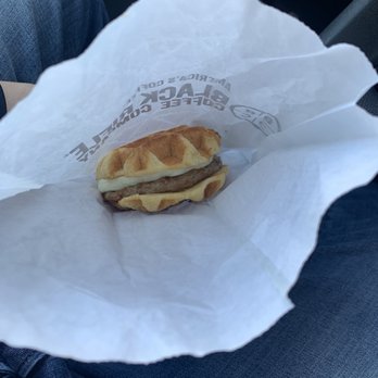 Black Rifle Coffee Company - Sausage egg and cheese? Around a waffle bun - Coffee & Tea Near Me - Mesa, Arizona Black Rifle Coffee Company - Sausage egg and cheese? Around a waffle bun - Coffee & Tea Near Me - Mesa, Arizona