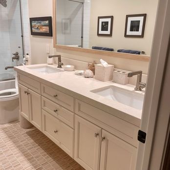 Bell Millworks - Second bath - Cabinetry Near Me Bell Millworks - Second bath - Cabinetry Near Me
