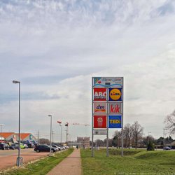 LiDL - Hinweisschild (03/2020)