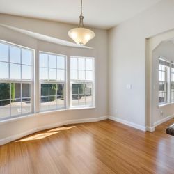Elephant Floors - Floors refinished by Elephant Floors - they did a good job of protecting the kitchen cabinets/trim!