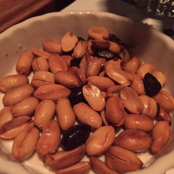 Wink & Nod - This is what the chef sent us back as the "fixed" version. Missing garnishes, 1/3 the quantity & burnt black peanuts mixed in. - Cocktail Bars Near Me - Boston, Massachusetts Wink & Nod - This is what the chef sent us back as the "fixed" version. Missing garnishes, 1/3 the quantity & burnt black peanuts mixed in. - Cocktail Bars Near Me - Boston, Massachusetts