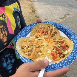 a person holding a plate of food