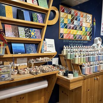 Color Me Mine - Paint area - Paint-Your-Own Pottery Near Me - Portland, Maine Color Me Mine - Paint area - Paint-Your-Own Pottery Near Me - Portland, Maine