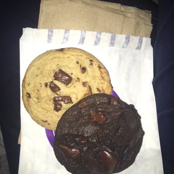 Insomnia Cookies - Chocolate chunk and Double Chocolate Chunk - Desserts Near Me - Tampa, Florida Insomnia Cookies - Chocolate chunk and Double Chocolate Chunk - Desserts Near Me - Tampa, Florida