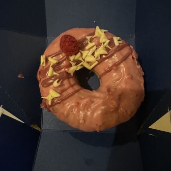 Donutique - Raspberry white chocolate - Coffee & Tea Near Me - Las Vegas, Nevada Donutique - Raspberry white chocolate - Coffee & Tea Near Me - Las Vegas, Nevada