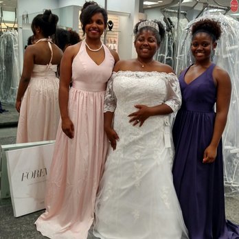 David's Bridal - The bride with another bridesmaid's dress design. - Bridal Near Me - Dallas, Texas David's Bridal - The bride with another bridesmaid's dress design. - Bridal Near Me - Dallas, Texas
