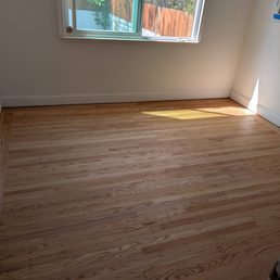 new floor after