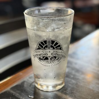 San Luis Valley Brewing - Water glass - Breweries Near Me - Alamosa, Colorado