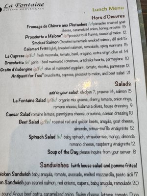 Menu photo 5 La Fontaine Restaurant Mountain View, CA Menu photo 5 La Fontaine Restaurant Mountain View, CA