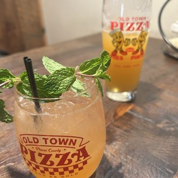 Old Town Pizza - Peach Passion and #19 an east coast hazy IPA. - Pizza Near Me - Roseville, California