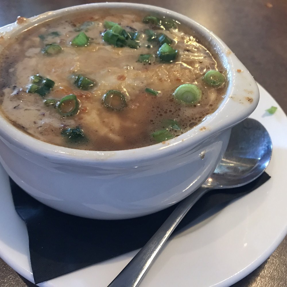 Dawsons On Main - Signature French onion soup - American Near Me - Indianapolis, Indiana