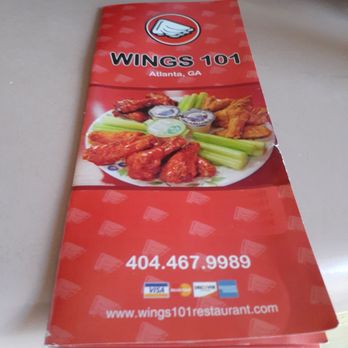Wings 101 - They Menu looks Great - Salad Near Me - Atlanta, Georgia Wings 101 - They Menu looks Great - Salad Near Me - Atlanta, Georgia