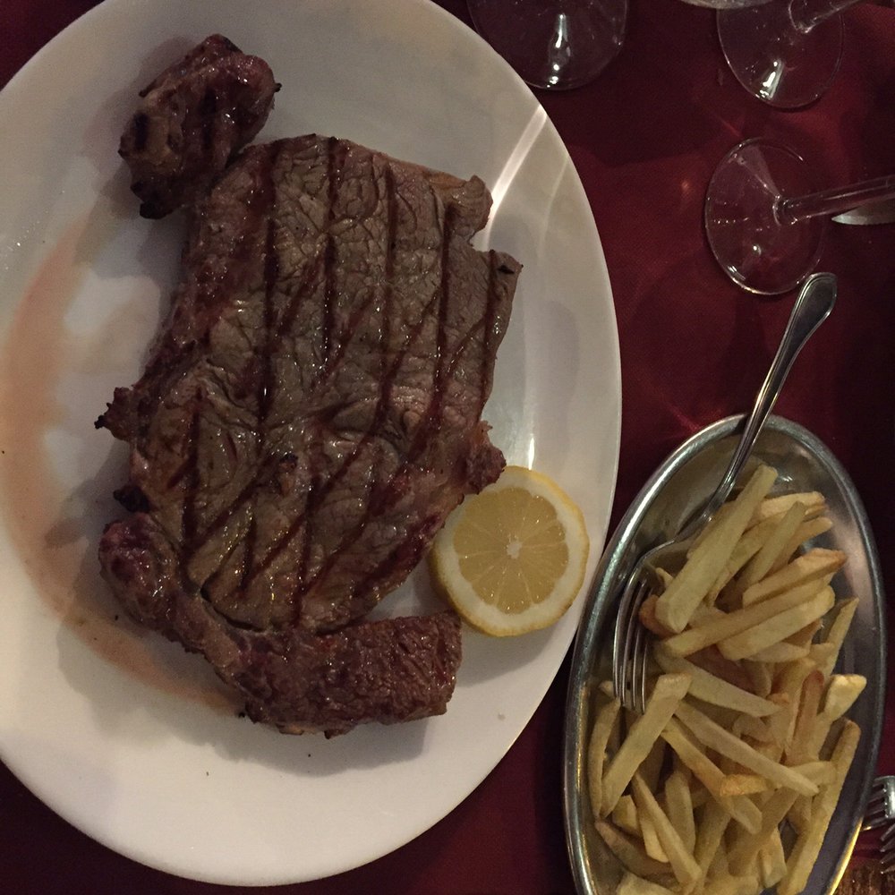 Lumar - Steak with fries... The steak was a bit chewy but can you really go wrong with this combo - Portuguese Near Me - Lisbon, 11