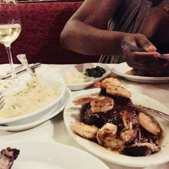 Ruth's Chris Steak House - New York strip. With side of shrimp - Seafood Near Me - Baltimore, Maryland