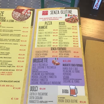 Il Secchio E L'Olivaro - Menu pizze bruschette dolci e birra senza glutine - Pizza Near Me - Rome, RM