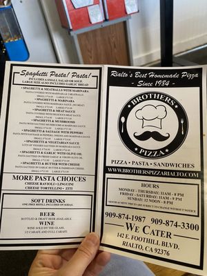 Menu photo 3 Brother's Pizza Rialto, CA Menu photo 3 Brother's Pizza Rialto, CA