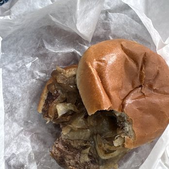 Poochie's - Burger with grilled onions - Hot Dogs Near Me - Skokie, Illinois Poochie's - Burger with grilled onions - Hot Dogs Near Me - Skokie, Illinois