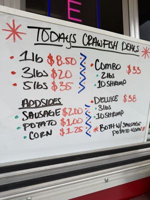 Menu photo 2 Rusty Shells Belton, TX