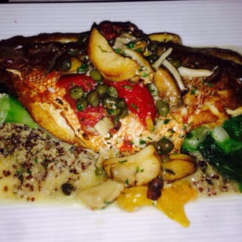 Clydz - Red Snapper Quinoa Salad - New American Near Me - New Brunswick, New Jersey