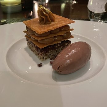 La Toque - Hazelnut crunch cake - French Near Me - Napa, California La Toque - Hazelnut crunch cake - French Near Me - Napa, California