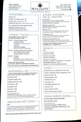 Menu photo 2 Real Agave Edwardsville, IL