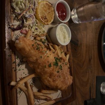 The Dearborn - Fish & Chips "Traditional" Icelandic Cod - New American Near Me - Chicago, Illinois